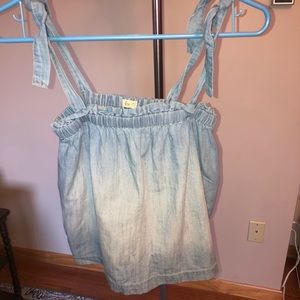 Women’s chambray/denim top